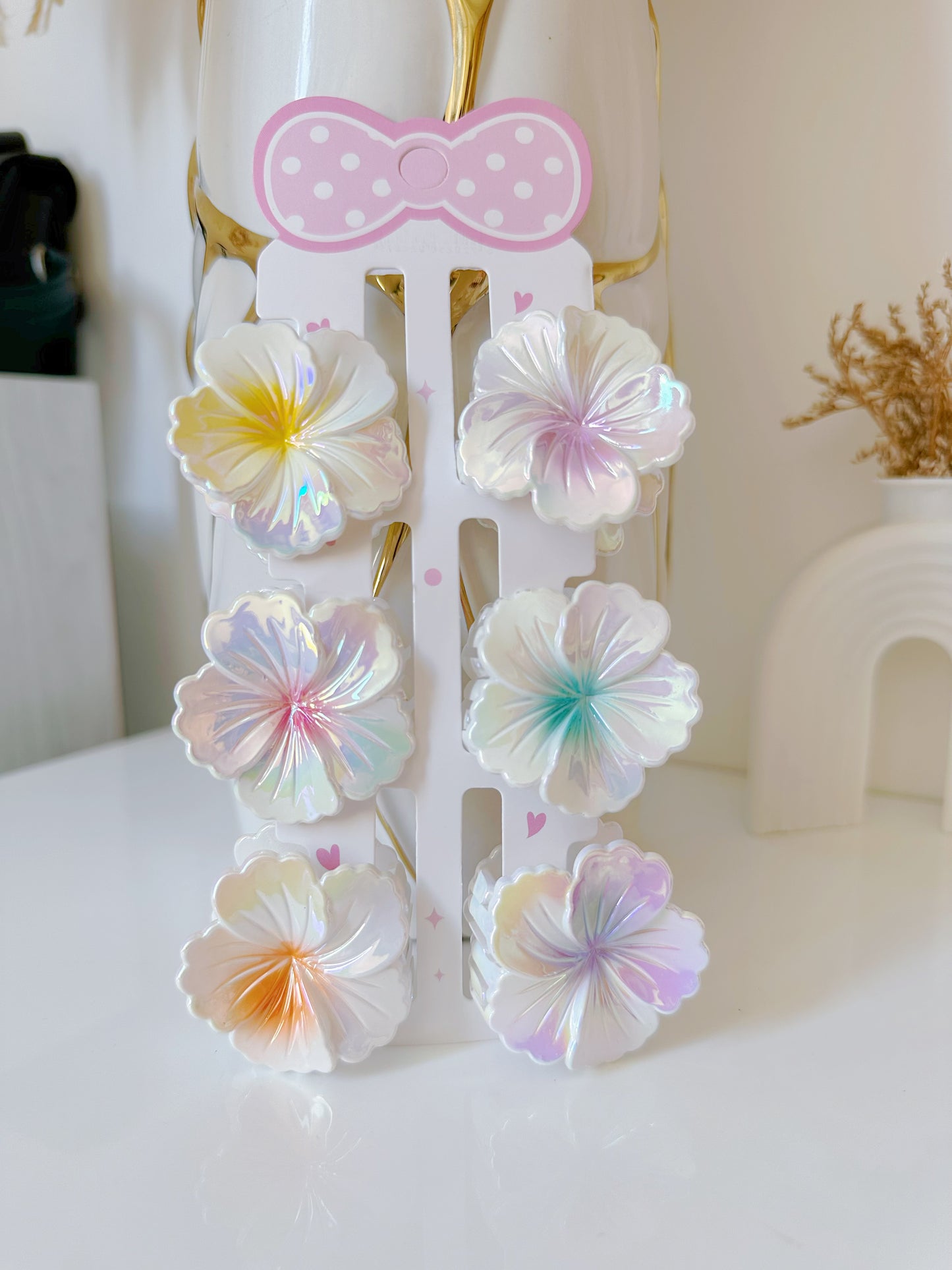 Set x6 mini flor  (p2-E14-B)