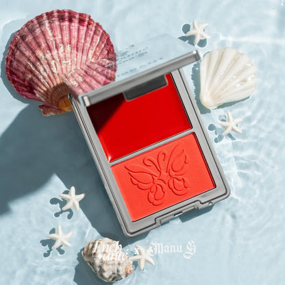 RUBOR VIBRANT BLUSH DUO MARMAID TEARS MANU G X ENCHANTE