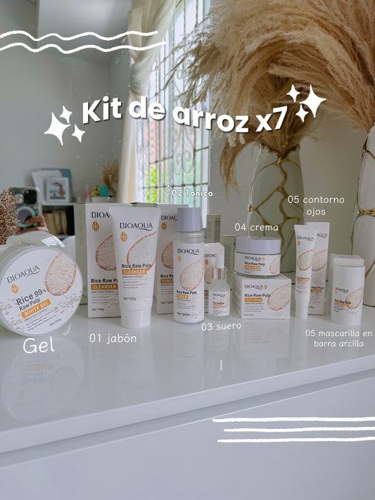 kit de arroz x7 bioaqua