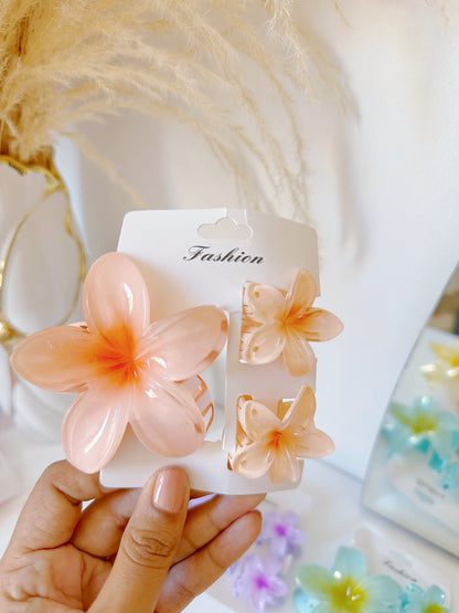 Set de pinzas hawaianas x3 (S-E37-4)