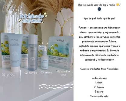 kit hinojo del mar x4 bioaqua