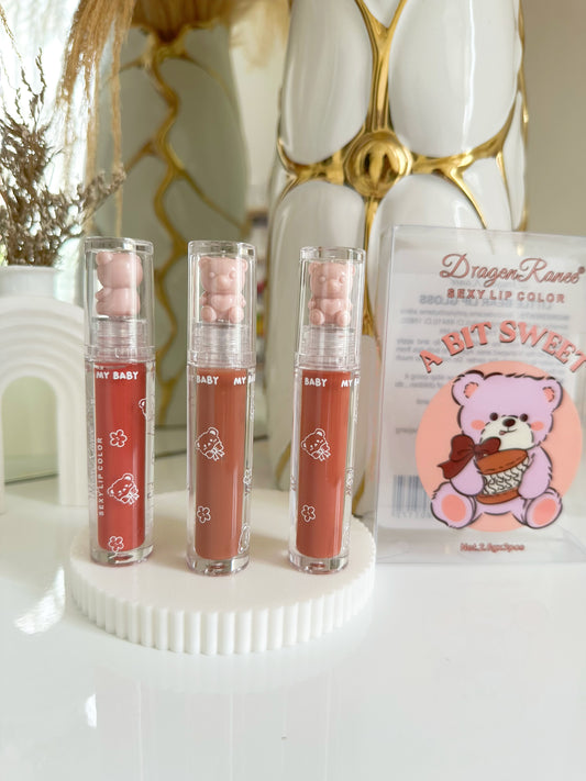 kit x3 gloss bear tonos nude P2 E10 E