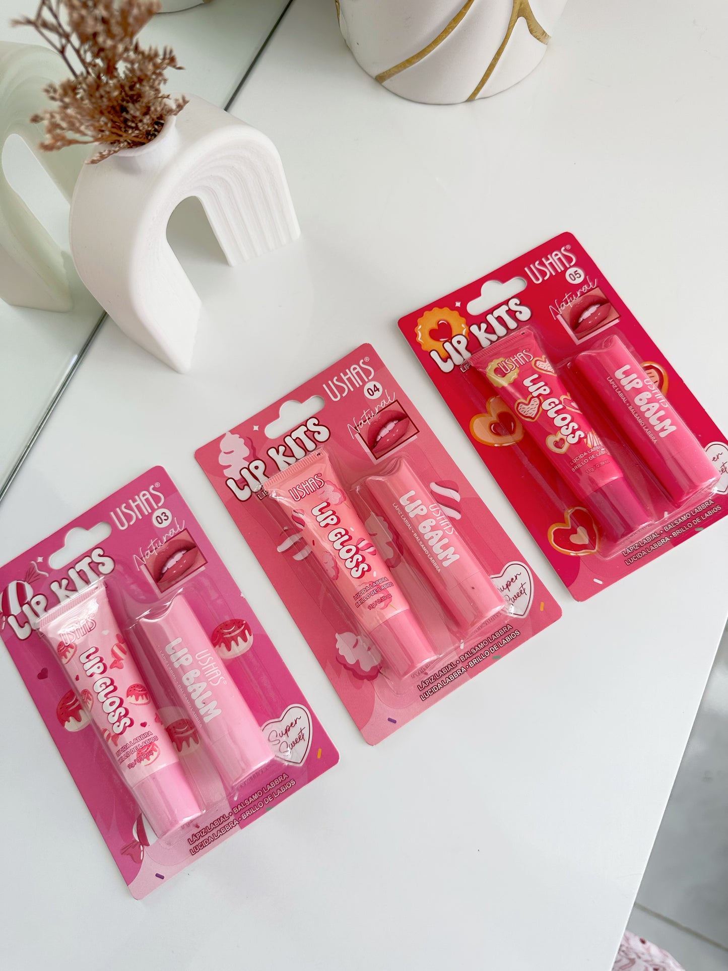 Lip kits rosas ushas (p2-E20-G)