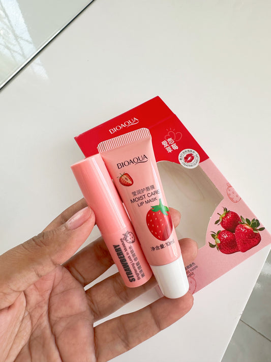 Kit de labios fresa bioaqua (S-e38-4)