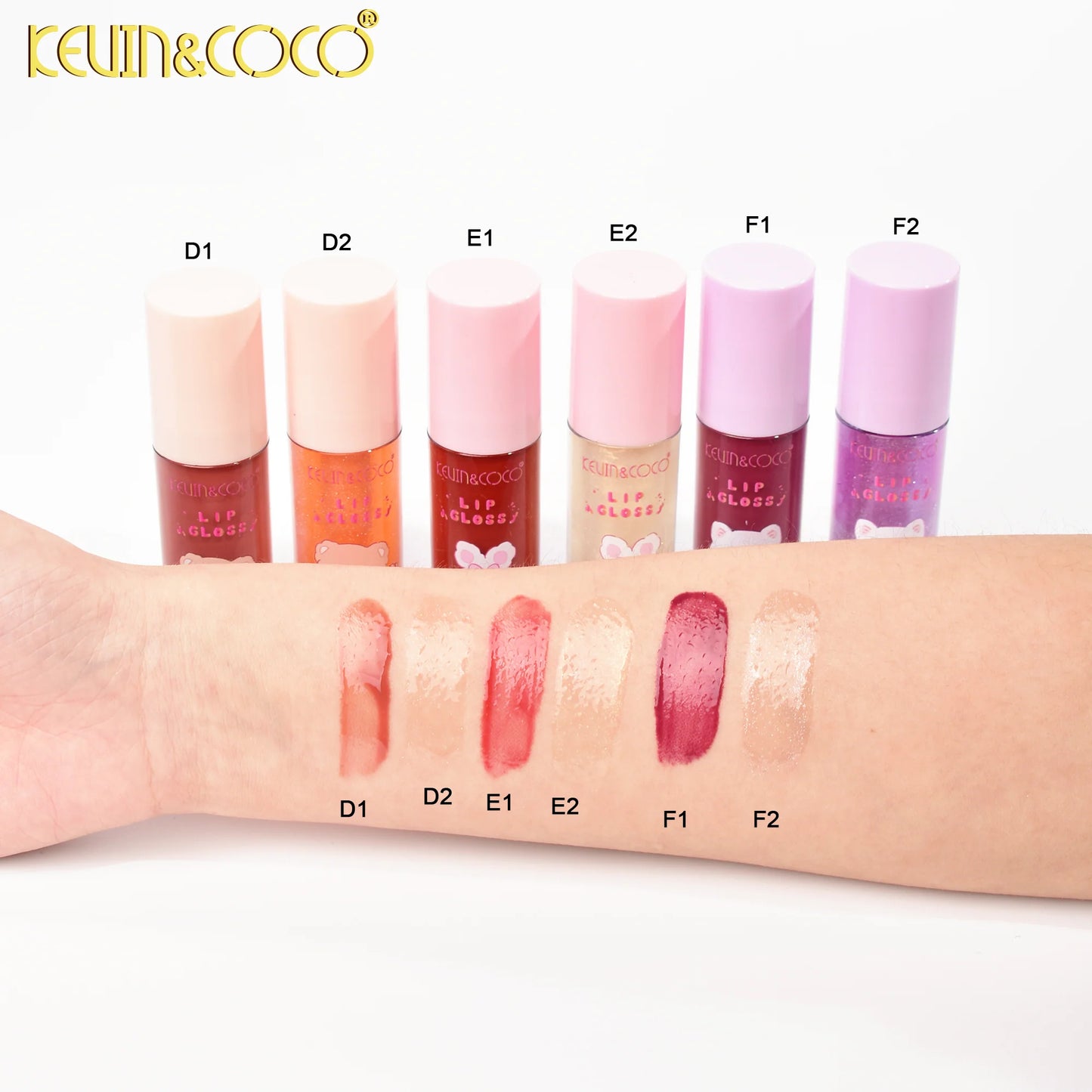 Kit x2 Lip gloss (p1-e2-C)