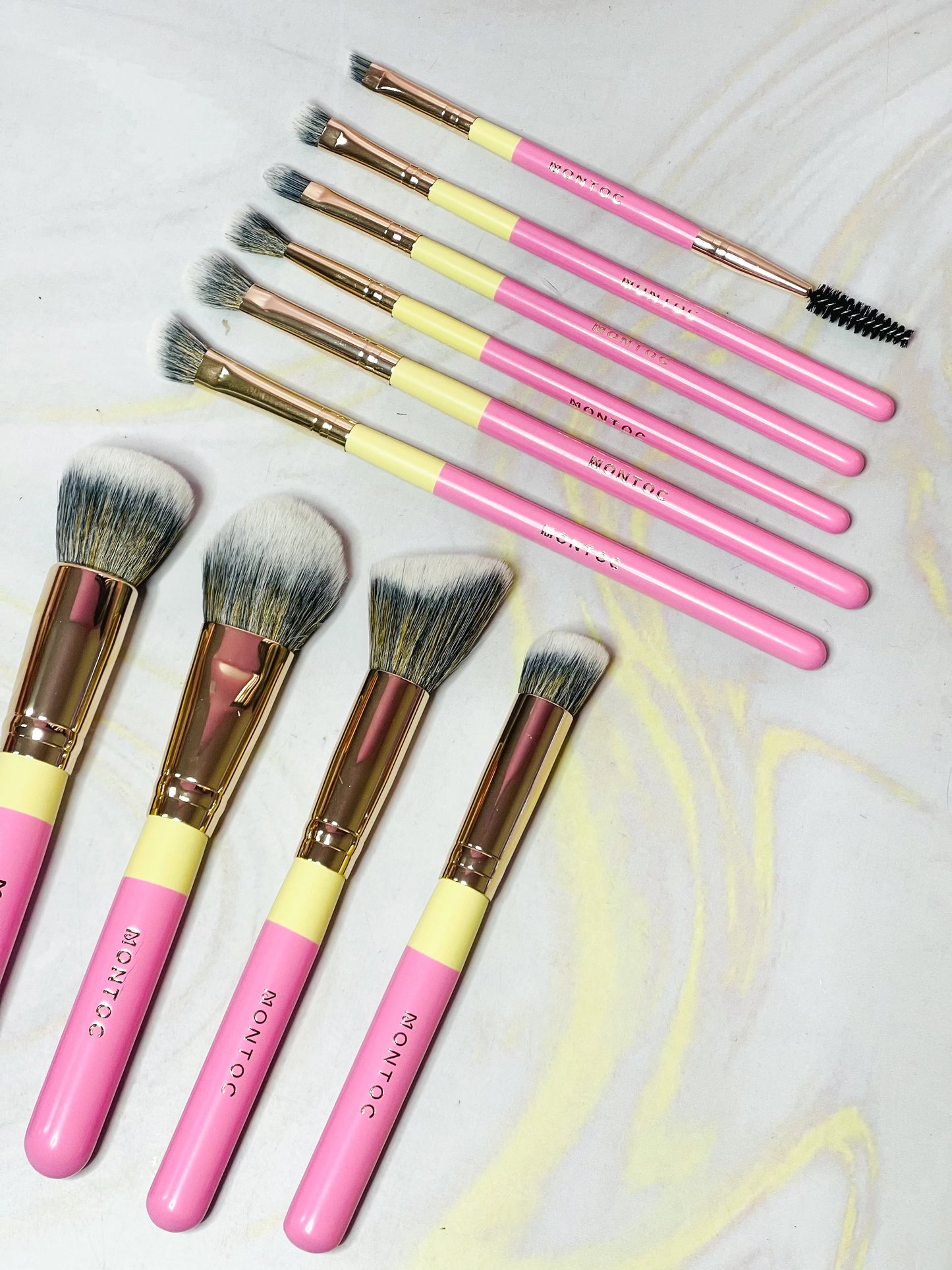 Kit de brochas fluffy x10 LP MONTOC (S-E41-5)