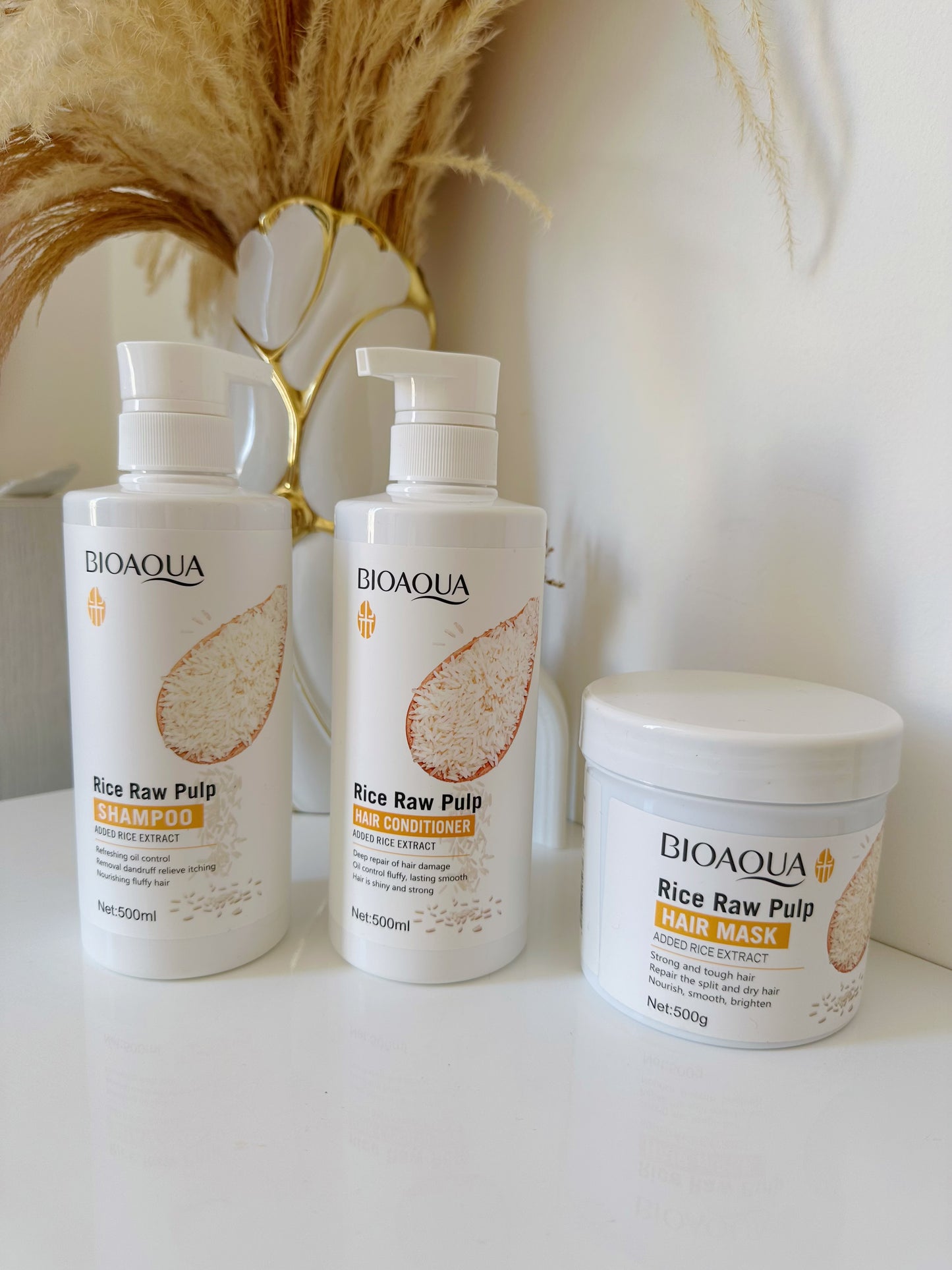 Kit capilar de arroz bioaqua