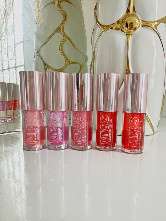 lip oil miis con destellos c/u