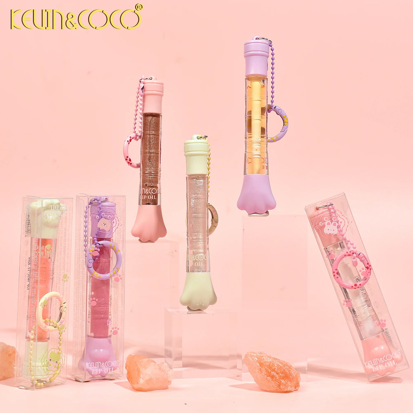 Lip gloss llavero