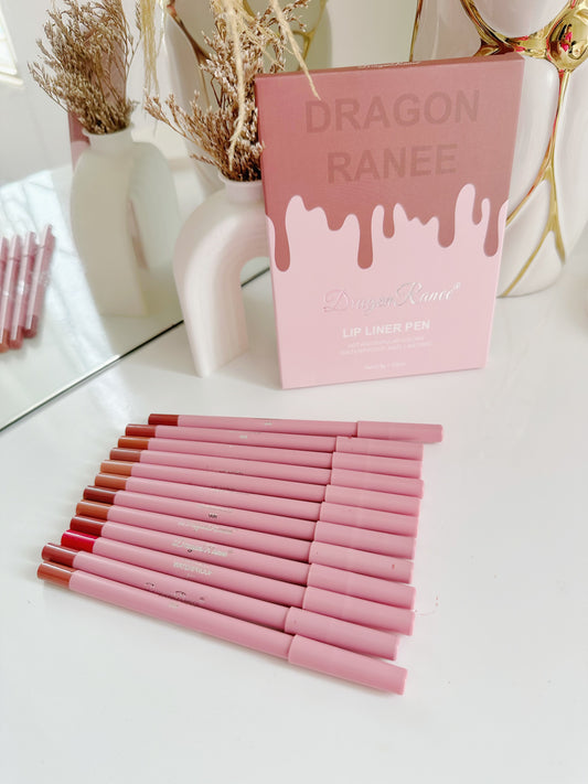 Caja x12 lápiz delineador de labios P2 E12 E