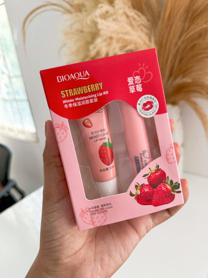 Kit de labios fresa bioaqua (S-e38-4)