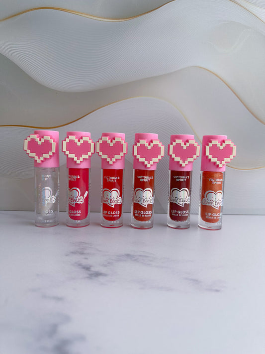 Lip gloss pink corazón nudes p2-e9-c