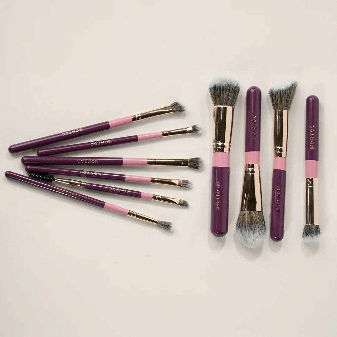 Kit de brochas fluffy x10 LP MONTOC (S-E25-C)