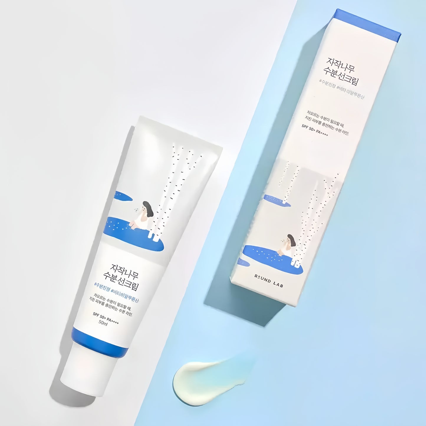 Round Lab] Birch Juice Moisturizing Sun Cream SPF 50+ PA++++ protector solar