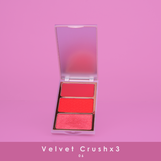 velvet rubor x 3 (rubor/blush highlight) Bloomshell S E27 C