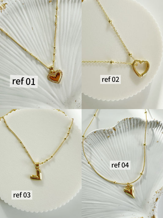 Collar corazón S E39 B