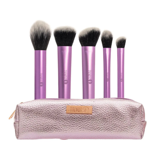 Kit Brochas Piel Morado [S-26-A]