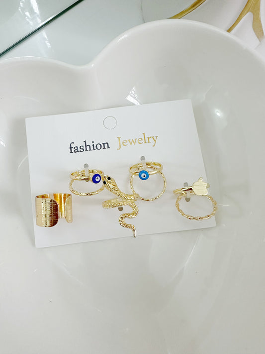 Set de anillos Fantasía  [S-E33-6,7] [33-7]