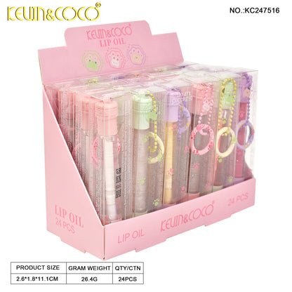 Lip gloss llavero