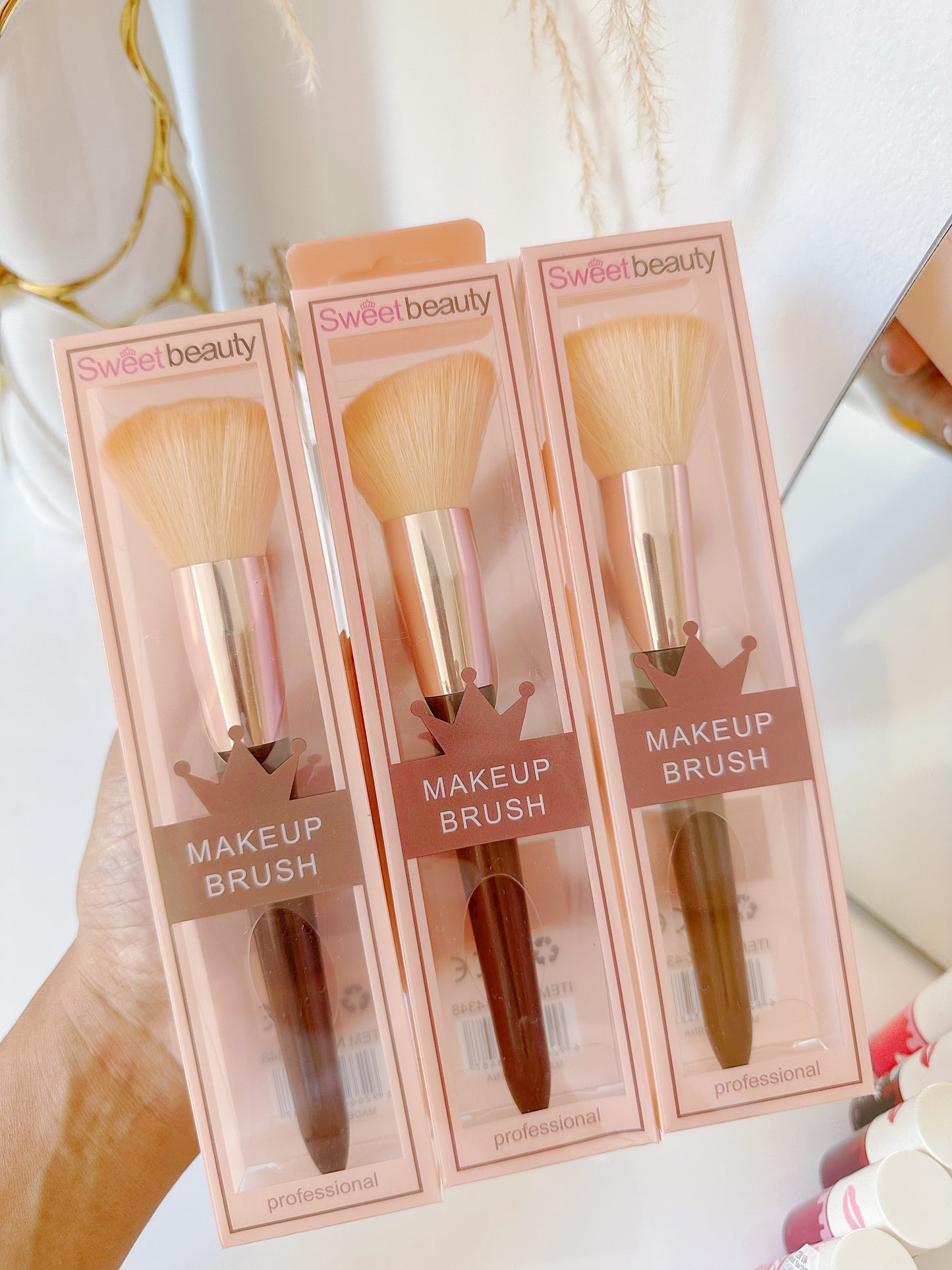 Brocha individual de rubor polvo y base C/u P1-E5-D