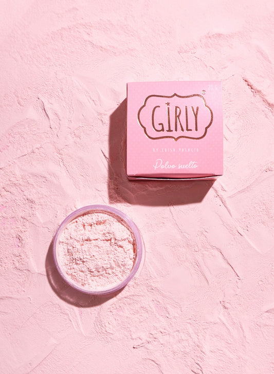 Polvo suelto rosado girly mini  – 03 P1 E3 B