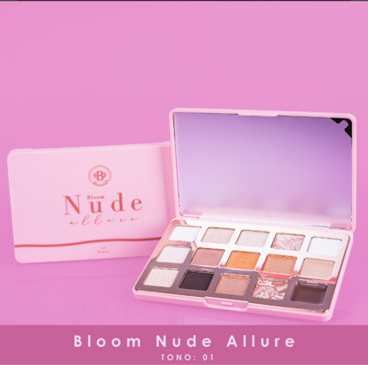 Paleta de sombra Bloom nude allure  bloomshell
