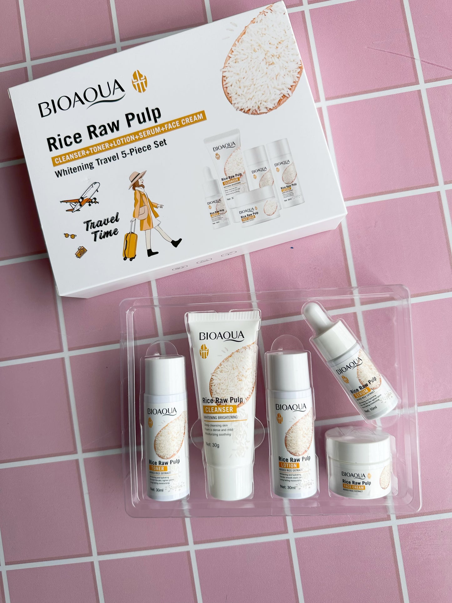 kit viajero mini de arroz bioaqua [S-E31-A]