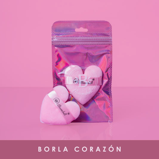 Borla terciopelo Corazon BLOMSHELL