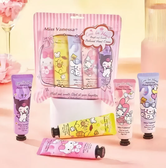 Set x5 cremas de mano sanrio