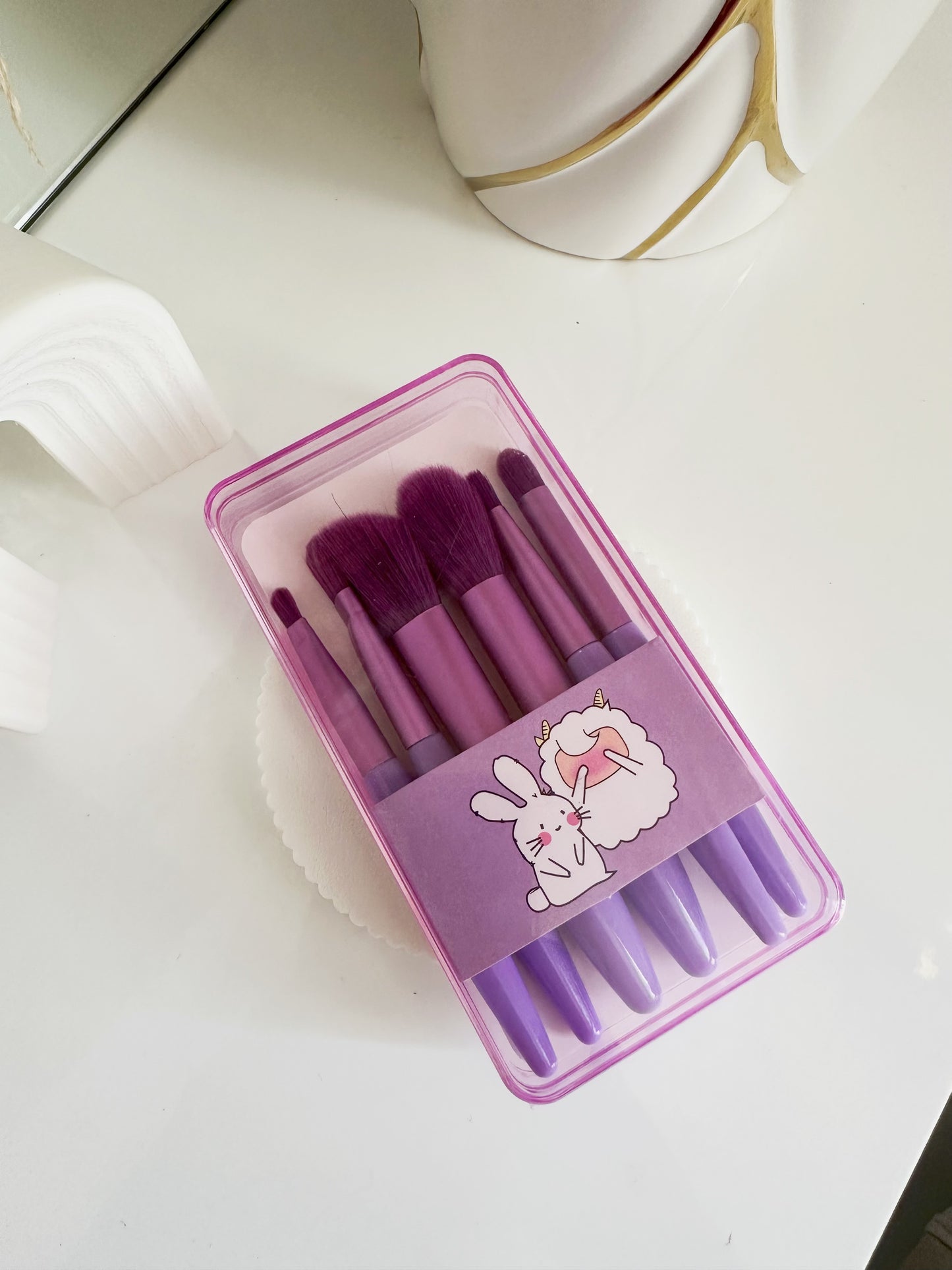 set de brochas mini x6 con estuche [S-E29-B]