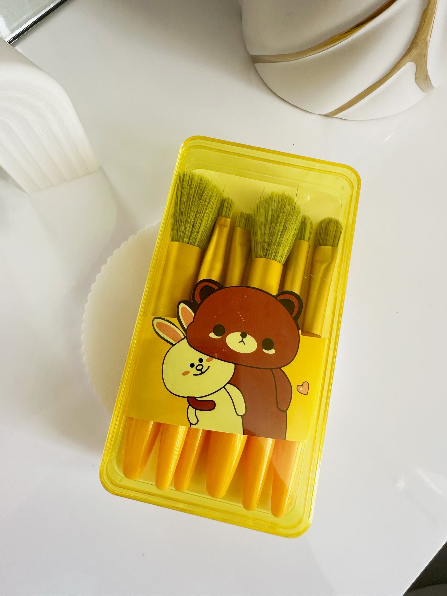 set de brochas mini x6 con estuche [S-E29-B]