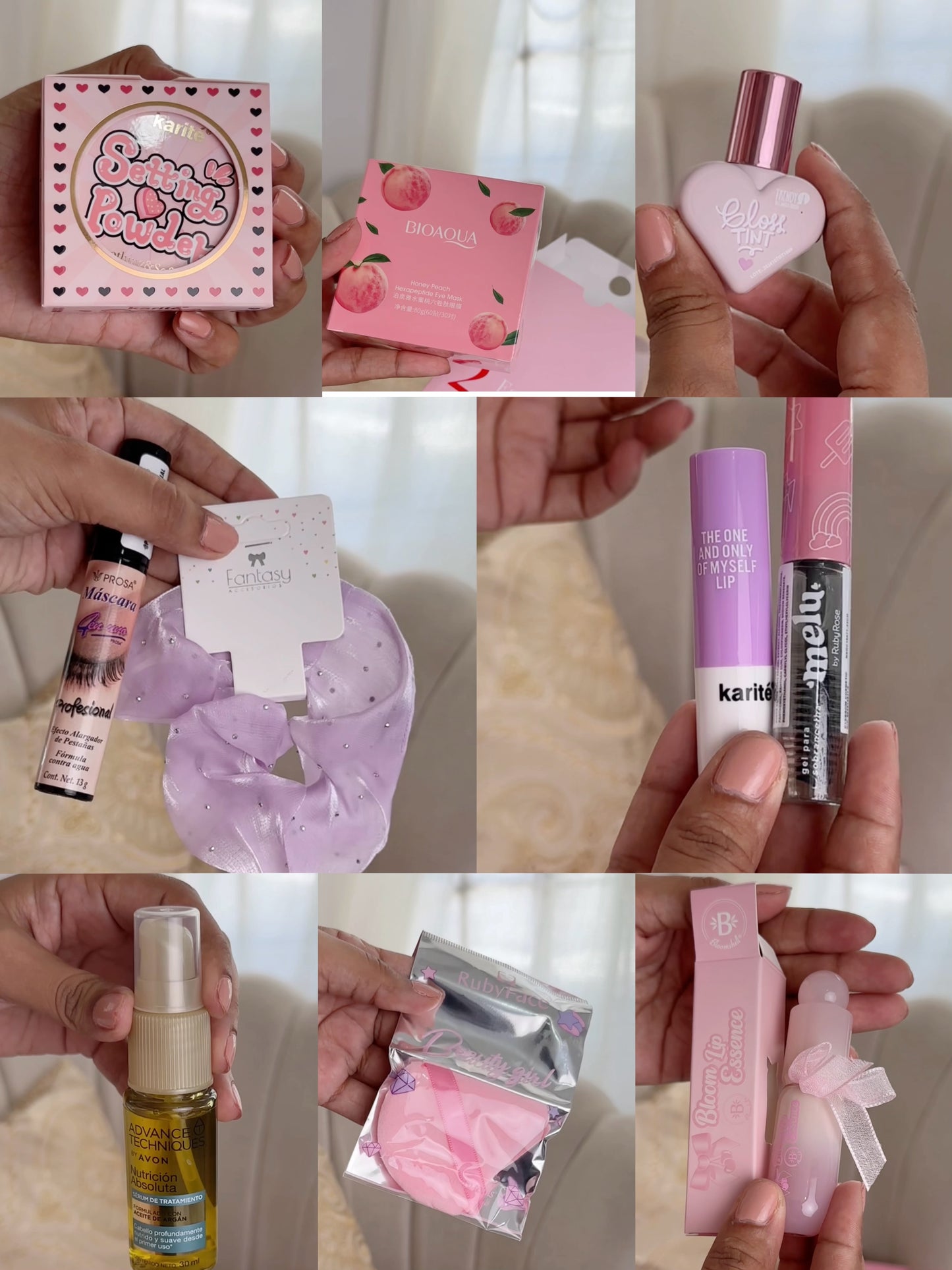 Caja amor y amistad grande x10 productos