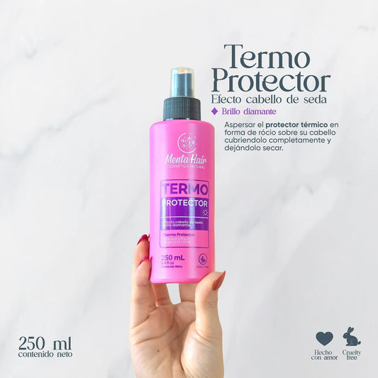 TERMO-PROTECTOR EFECTO SEDA 250ml MENTA HAIR (S-23-b)