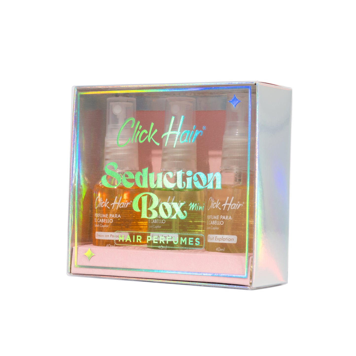 kits perfume minis x3  click hair (S E38 A)