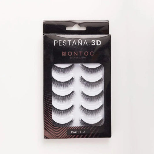 set de pestañas x5 montoc 3D isabella [P2-E12-D]