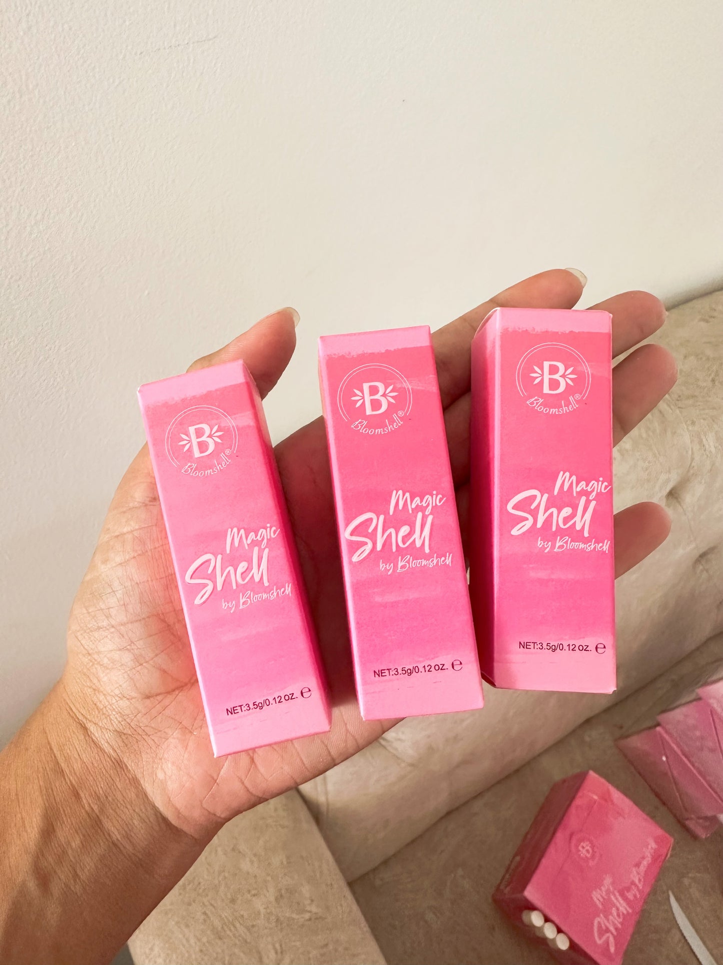 Magic shell (brillo labial/ lip gloss) bloomshell S E28 F