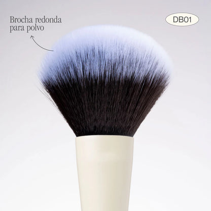 BROCHA PARA POLVO / RUBOR DUO GLAM 1  ATENEA (S-E29-C)