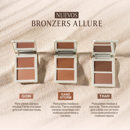 DUO DE CONTORNO - BRONZER ALLURE CREMA Y COMPACTO ATENEA