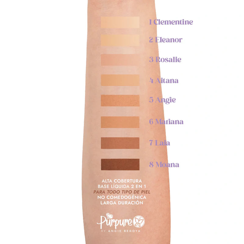 Base líquida Purpure Foundation (P2-E20-D)