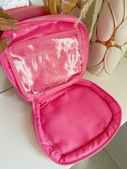 cosmetiquera neceser fucsia (P1 E8 G)