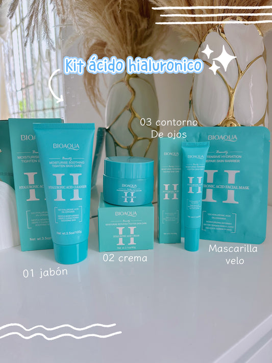kit acido hialuronico x 4 bioaqua
