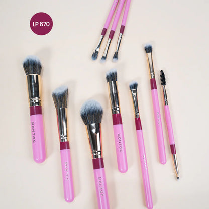 Kit de brochas fluffy x10 LP MONTOC (S-E41-5)