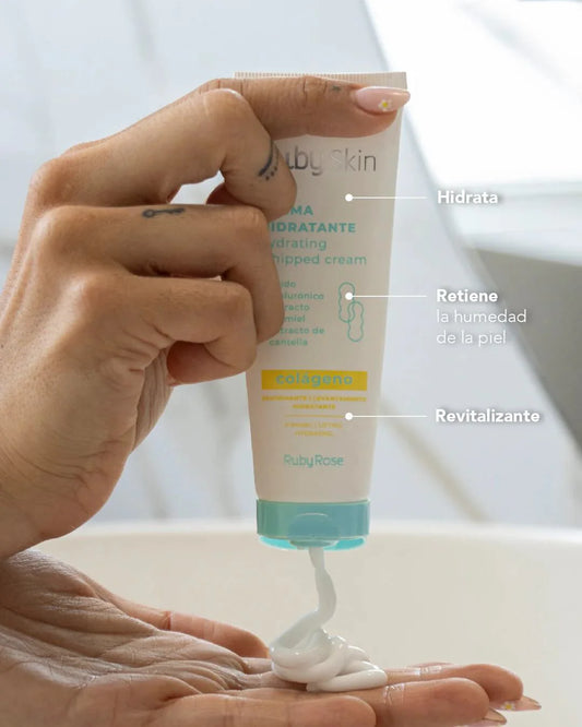 CREMA HIDRATANTE COLAGENO  RUBY ROSE  [S-E31-B]