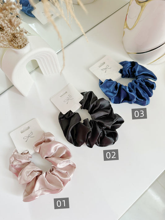 Scrunchies satin c/u  [P1-E3-B]