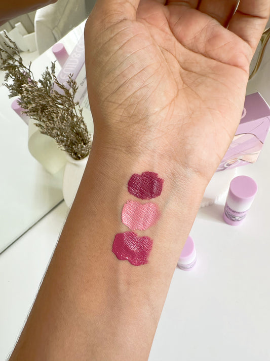 caja x3 labiales liquidos mate lujo  [P1-E7-E]
