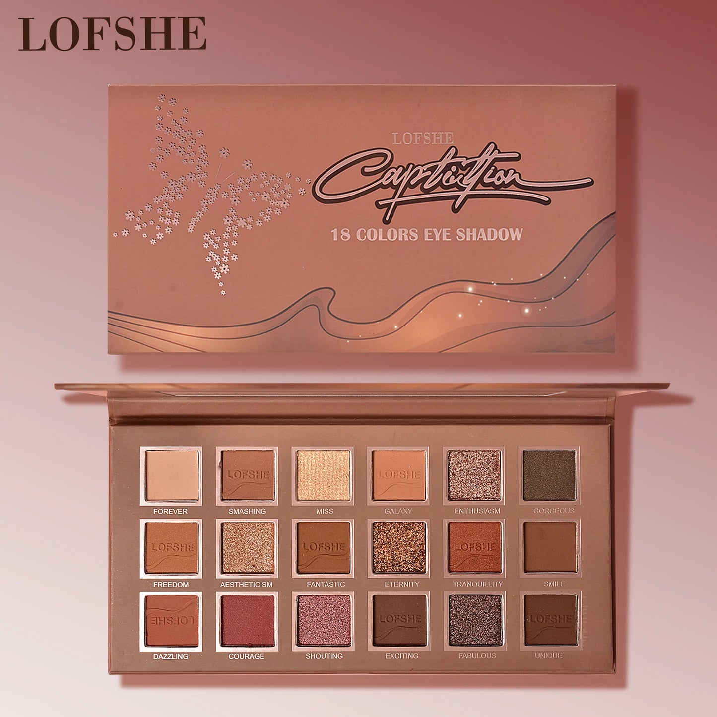 Paleta mariposa nude lofshe [P1-E3-F]