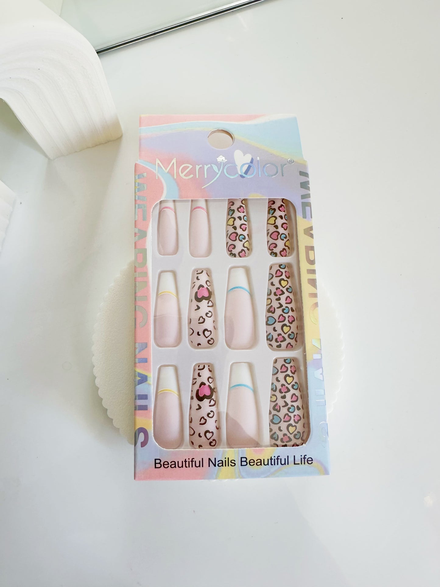 caja de uñas press on ref del 15 al 17 c/u [S-E26-D]