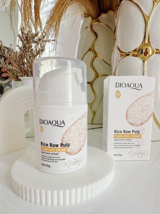 Crema de arroz hidratante con dispensador bioaqua P2 E20 E