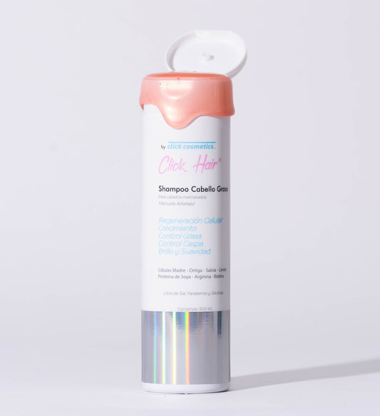 Shampoo para cabello graso click hair (S E23 A)