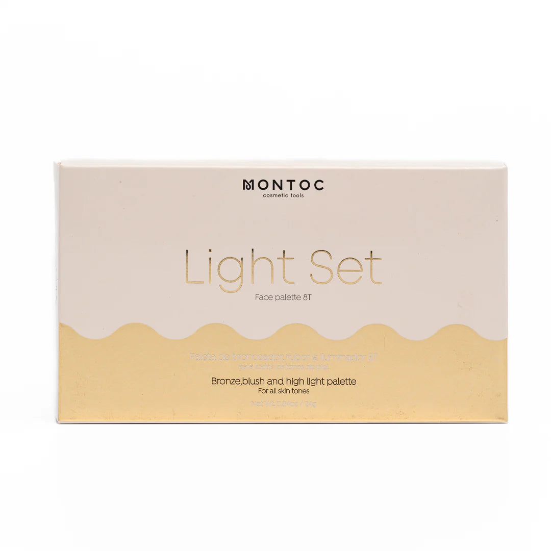 Paleta de rubor Light Set 8T MONTOC S-E27-D
